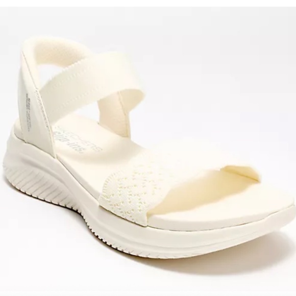Skechers Slip Ins Ultra- Flex Washable Knit Sandals -Feelin' Pretty 10 W - Picture 1 of 7